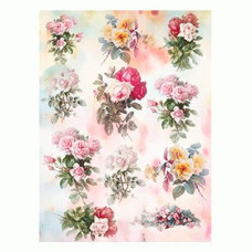 Декупажная карта на рисовой бумаге Cadenсe Rice Paper А4 Decoupage А4, №273