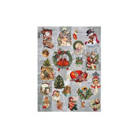 Декупажна карта на рисовому папері Cadenсe Rice Paper А4 Decoupage А4 №249