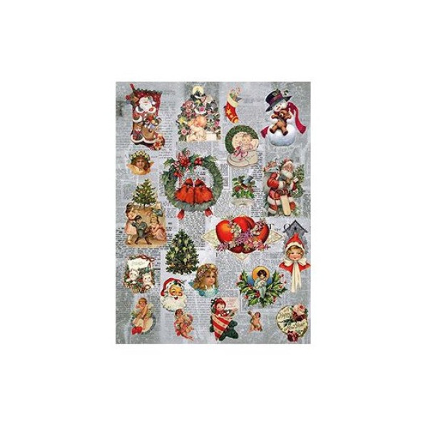 Декупажна карта на рисовому папері Cadenсe Rice Paper А4 Decoupage А4 №249