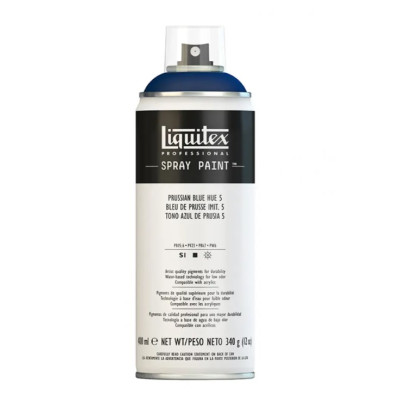 Акриловая краска в аэрозоле Liquitex SPRAY PAINT, Прусский синий №5 400 мл