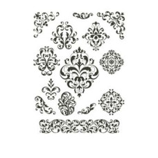 Натирка чорно-біла Cadence 17х25 см, R-027