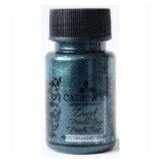 Акрилова фарба металік Cadence Dora Metallic Paint, 50 мл, Турецький синій