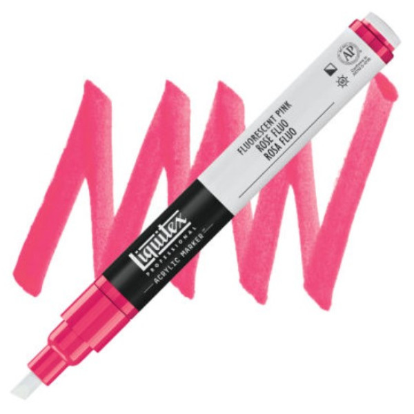 Акриловый маркер Liquitex, 2 мм, №987 Fluorescent Pink Флуоресцентный розовый