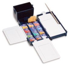 Набор акварельных красок Winsor Newton Professional Water Colour Field Box, 12 кювет + аксессуары