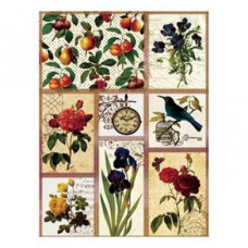 Декупажная карта на рисовой бумаге Cadenсe Rice Paper А4 Decoupage №53