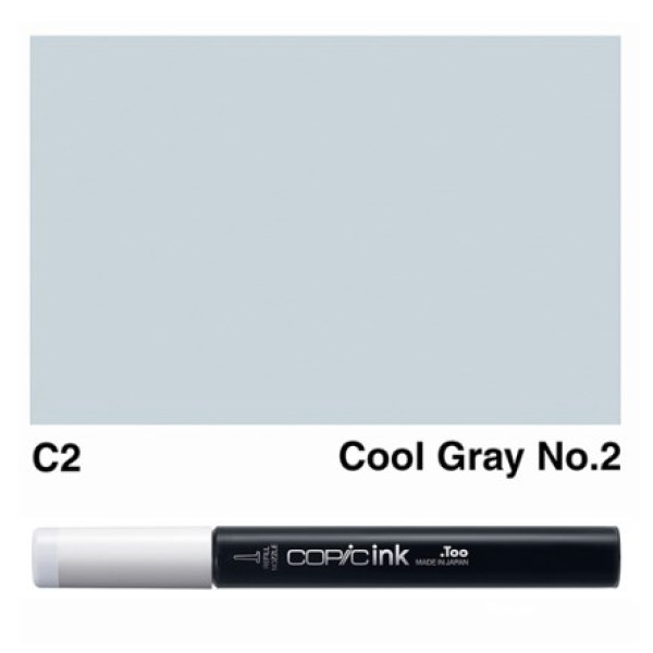 Заправка маркерів COPIC Ink, C2 Cool gray Холодний сірий, 12 мл
