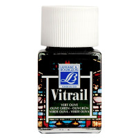 Вітражна фарба Vitrail 50 мл №541 Зелений оливковий