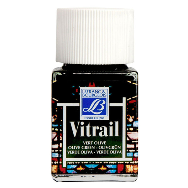 Вітражна фарба Vitrail 50 мл №541 Зелений оливковий