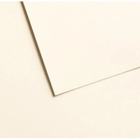 Папір для пастелі №601 Кремово-білий Cream white Mi-Teintes Velvet Canson, 430 г/м2, 50x65 см, 1 лист