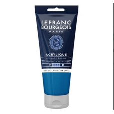 Акрилова фарба Lefranc Fine Acrylic Color 80 мл Cerulean blue hue Церуліум блакитний