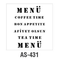 Трафарет серія A4 Stensil 21х30 см. Cadence AS-431