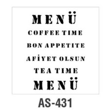 Трафарет серия A4 Stensil 21х30 см Cadence AS-431