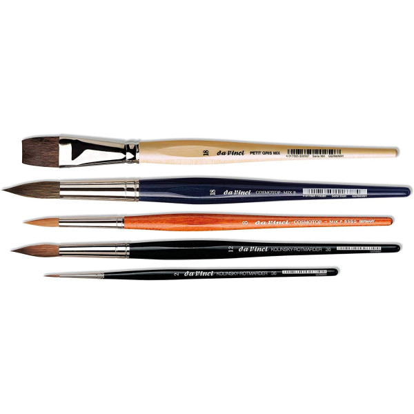 Пензлі для акварелі в наборі daVinci 5240, Watercolour set