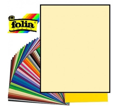 Двосторонній декоративний картон фотофон Folia Photo Mounting Board 300 г/м2, 50x70 см №11 Straw yellow Солом'яно-жовтий