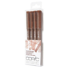 Набір лайнерів Copic Multiliner brown (0,05+0,1+0,3+0,5 мм), 4 шт