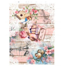 Декупажна карта на рисовому папері Cadenсe Rice Paper А4 Decoupage А4 №400
