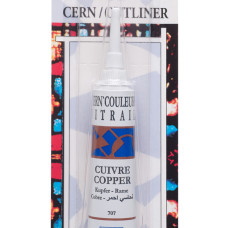 Контур по стеклу Lefranc Cern Colours 25 мл, № 707 Сopper Медь