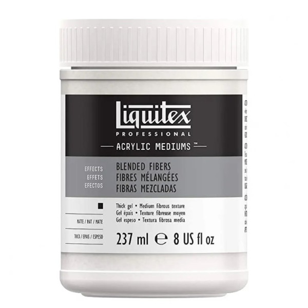 Гель текстурный Смешанные волокна Liquitex Blended fiber, 237 мл