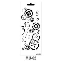 Трафарет серия MU Mix Media Stensil 15х25 см Cadence MU-62