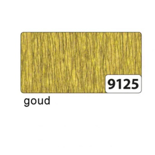 Крепон Folia Crepe paper 50x250 см 32 г/м2 №9125 Gold Золотий