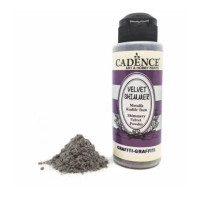 Пудра оксамитова перламутрова флок Velvet Powder Shimmer Cadence, 120 мл, Графіт