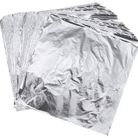 Поталь Cadence Imitation Metall Leaf 14х14, 50 шт, Серебро