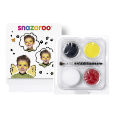 Набір фарб для гриму Mini Face Paint Chick 3x3,75 мл, Жовтий, Червоний, Білий