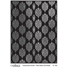 Трансфер универсальный Metal Leaf Background Fabric Transfer Cadence 29,7*42 G-004, Серебро