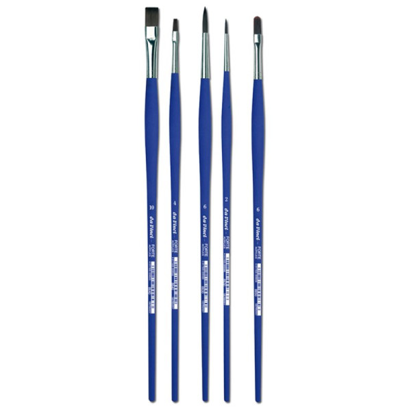 Пензлі синтетика daVinci у наборі Forte basic