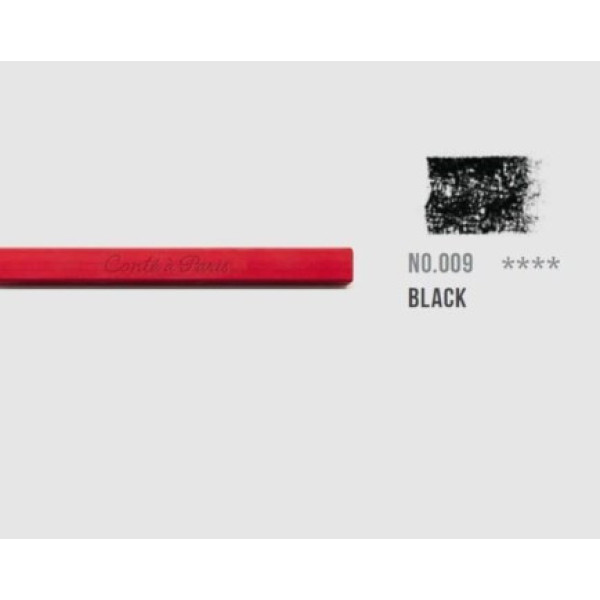 Пастель Conte Soft Pastels, № 009 Black (Чорний)