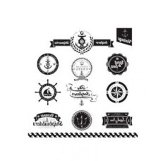 Натирання чорний вінтаж Rub On Transfers Blac Vintage Cadence, 17х25 см, R-035