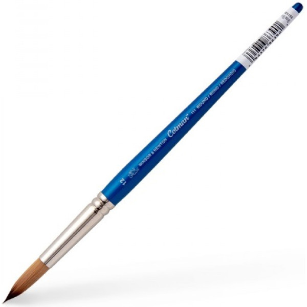 Пензель кругла синтетика Winsor Newton 111 Cotman Brushes, № 12