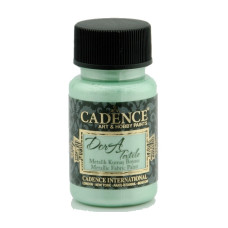 Фарба по тканині Cadence Dora Textil Metallic Fabric Paint 50 мл М'ятний