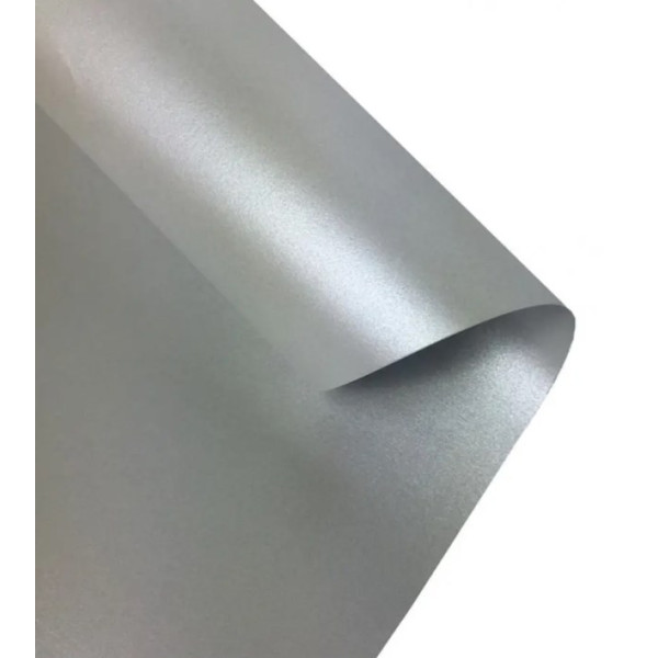 Картон Folia Photo Mounting Board 300 г/м2, 70x100 см, №60 Срібний матовий Silver lustre