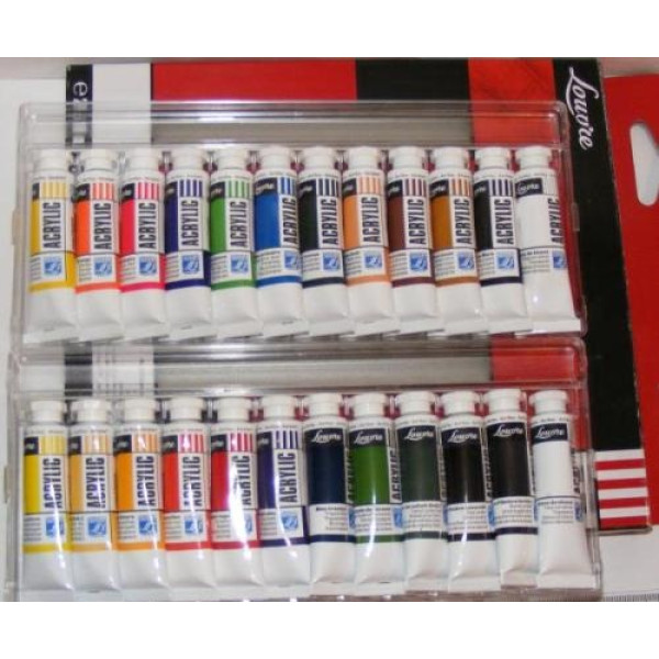 Краски акриловые набор Louvre Set 24 на 10 мл 806787