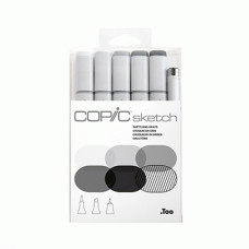 Маркери Copic Sketch Set Sketching Grays 5+1 шт 21075681