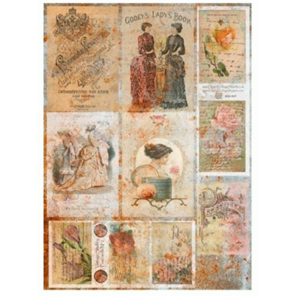 Декупажная карта на рисовой бумаге Rice Paper Decoupage Cadence, №324