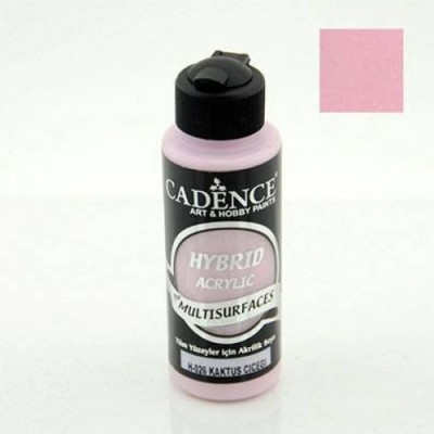 Универсальная акриловая краска Hybrid Acrylic for Multisurfaces Cadence № 26, 120 мл, Cactus Flower Цветок кактуса