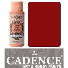 Краска по ткани Cadence Style Matt Fabric Paint, 59 мл, Кораллово-красный