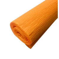 Крепон Folia Crepe paper 50x250 см, 32 г/м2 №108 Orange Помаранчевий