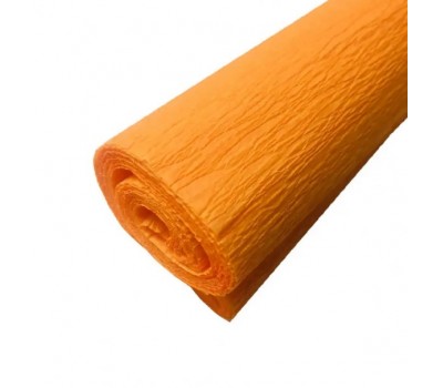 Крепон Folia Crepe paper 50x250 см, 32 г/м2, № 108 Orange Оранжевый