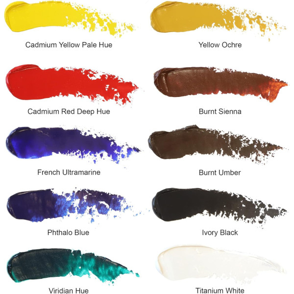 Набір масляних фарб у тубах Winsor Newton Winton Oil Colour Tube Set, 10х21 мл