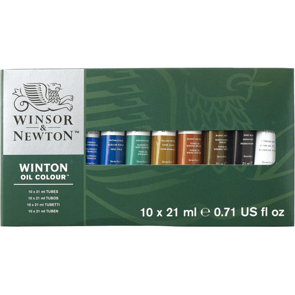 Набір масляних фарб у тубах Winsor Newton Winton Oil Colour Tube Set, 10х21 мл