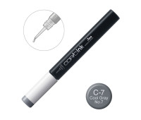 Чорнило для заправки маркерів Copic Ink C-7 Cool gray Холодний сірий 12 мл