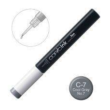 Чорнило для заправки маркерів Copic Ink C-7 Cool gray Холодний сірий 12 мл