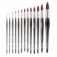 Пензель синтетика кругла daVinci 7785 Red-brown synthetic fibre №4