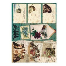 Декупажна карта на рисовому папері Cadenсe Rice Paper А4 Decoupage А4 №12