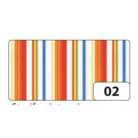 Калька Folia Transparent paper Abstracta 115 г/м2, 50x70, Intensive Stripes лист