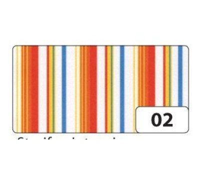 Калька Folia Transparent paper Abstracta 115 г/м2, 50x70, Intensive Stripes лист