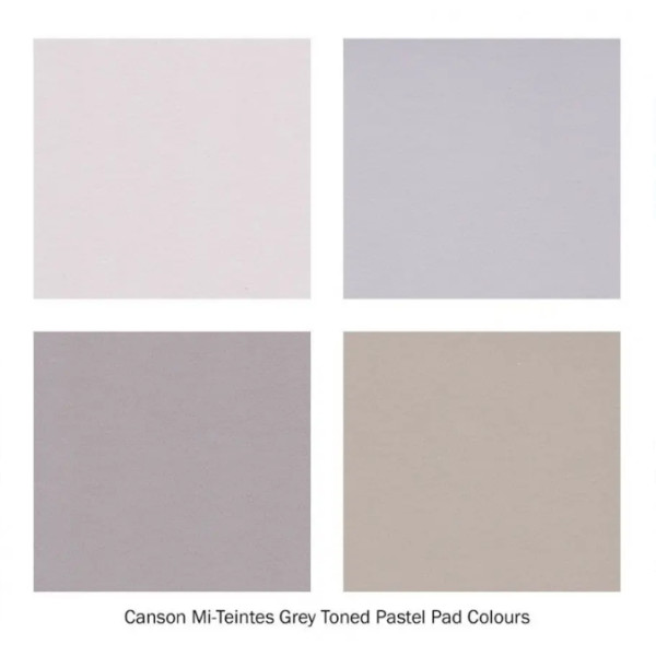 Альбом для пастелі Mi-Teintes 160 г, Grey tones 24x32 см, 20 аркушів, Canson